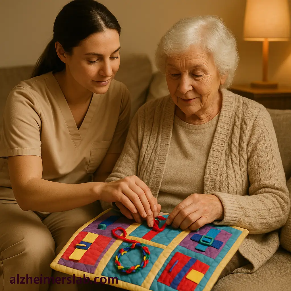 Fidget Blankets for Dementia Patients