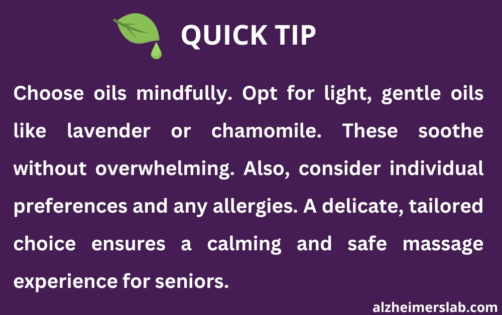 one tip on choosing the right aromatherapy massage oil for the elderly