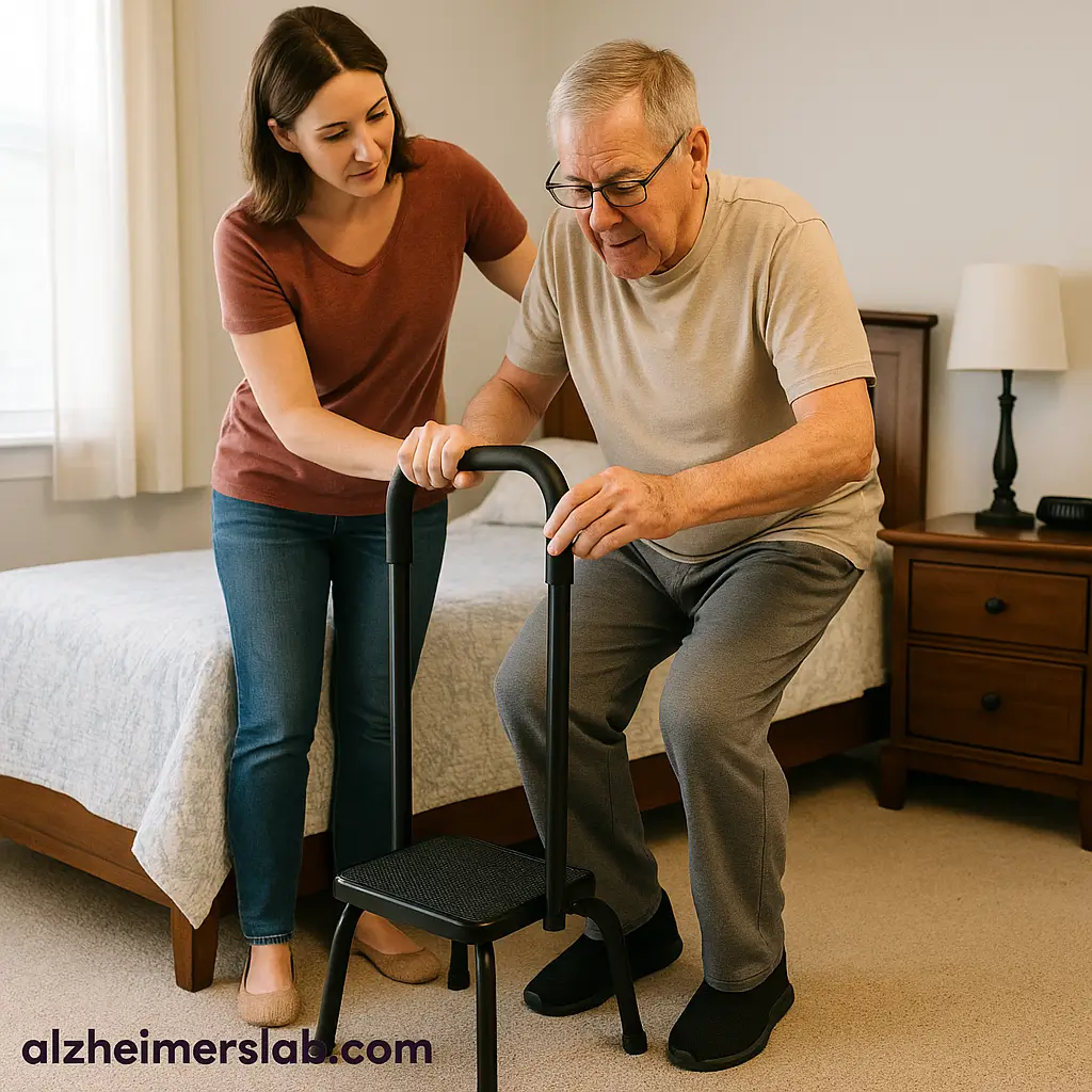 Step Stool With Handle for Elderly