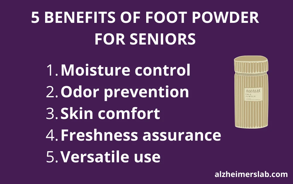 5 benefits of Foot Powder for Seniors
