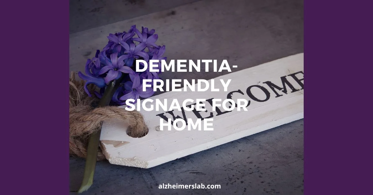 Dementia-friendly Signage For Home