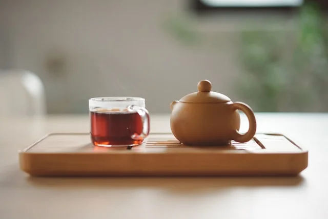 cup with tea