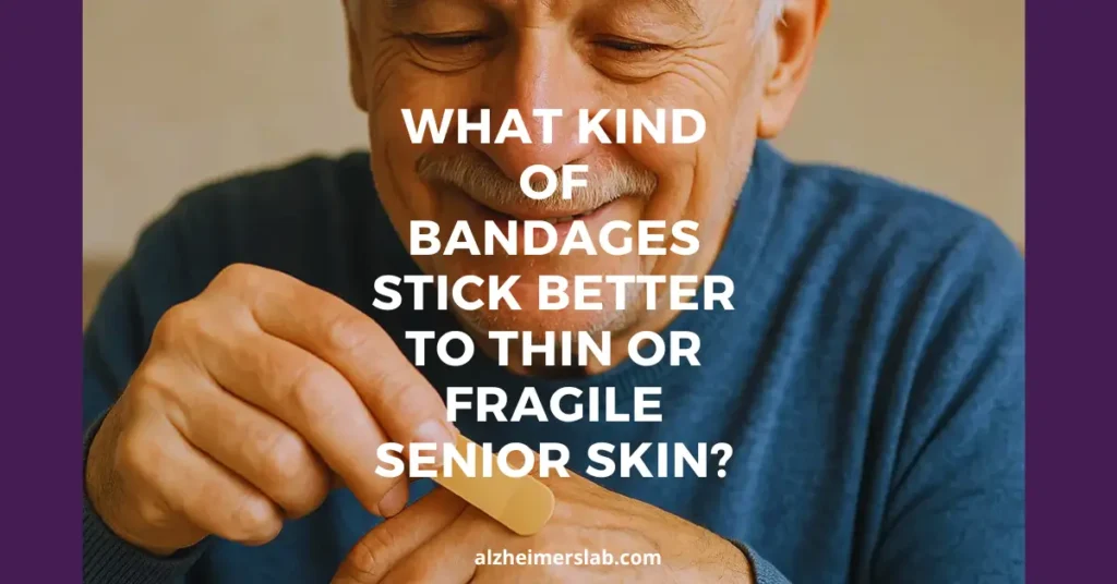What Kind of Bandages Stick Better to Thin or Fragile Senior Skin?