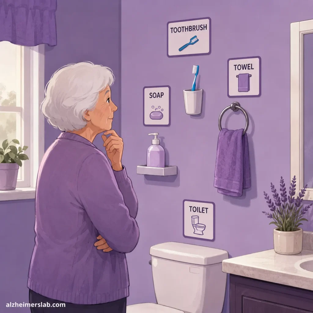 Organized bathroom for thoughtful ease